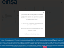 Tablet Screenshot of einsa.com