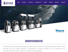 Tablet Screenshot of einsa.com.mx